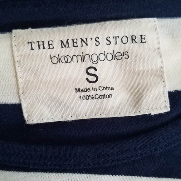 Men's "Bloomingdale's" Stripe T-Shirt - Picture 3 of 3